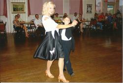 Roman dancing FoxTrot with teacher Miss Jan