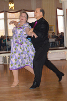 Barbara Whiteman dancing with teacher Jim
