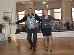 Norman & Kaye dancing Cha Cha