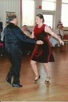 Eleanor & teacher Jim dancing at the Princess City Showcase 2013