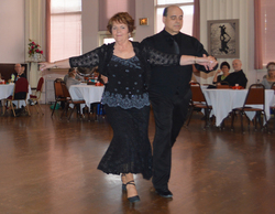 Janet dancing with her teacher Jim